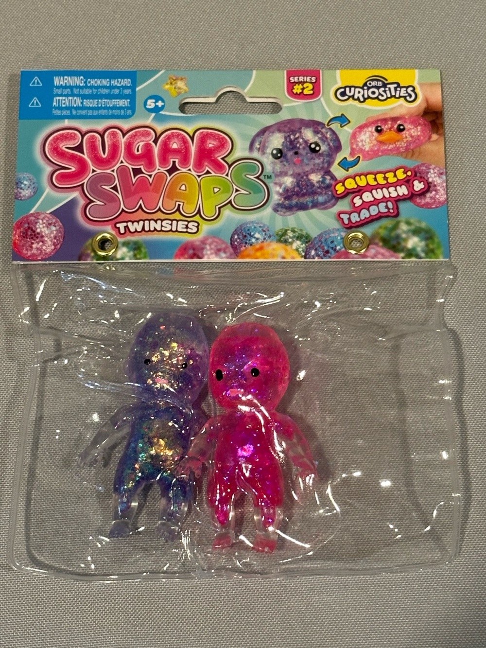 Sugar Swaps Twinsies Squishy Babies - Purple & Pink